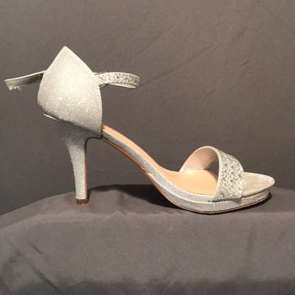 Silver Rhinestone Heels - Picture 2 of 8